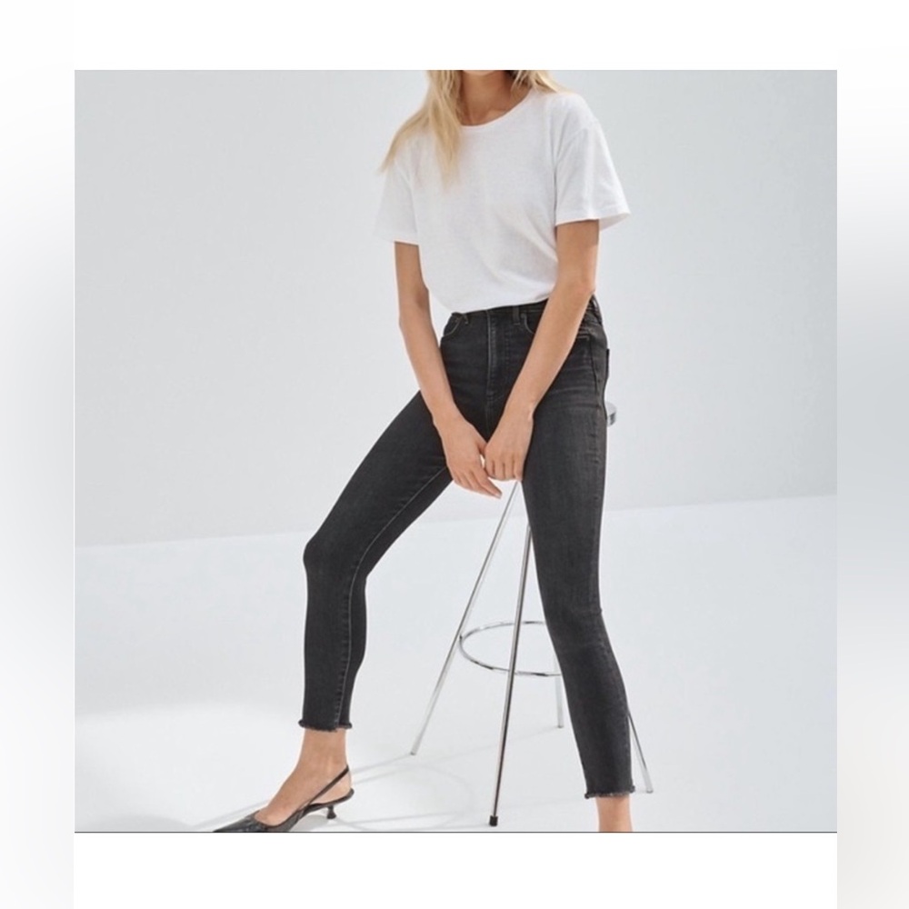 Denim Forum Charcoal Skinny Jeans